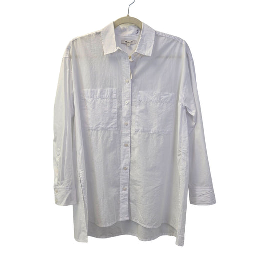 NWT Madewell Oversized Patch Pocket Button Down Shirt Size XL