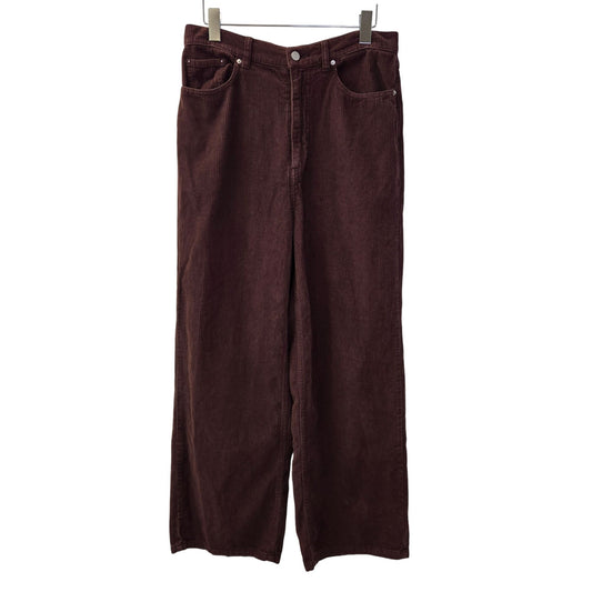 BDG Urban Outfitters High & Wide Chunky Corduroy Wide Leg Pants Size 30