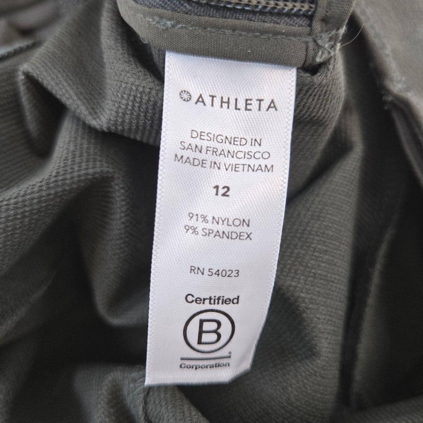 Athleta Wander Slim Ankle Pants Leggings Size 12