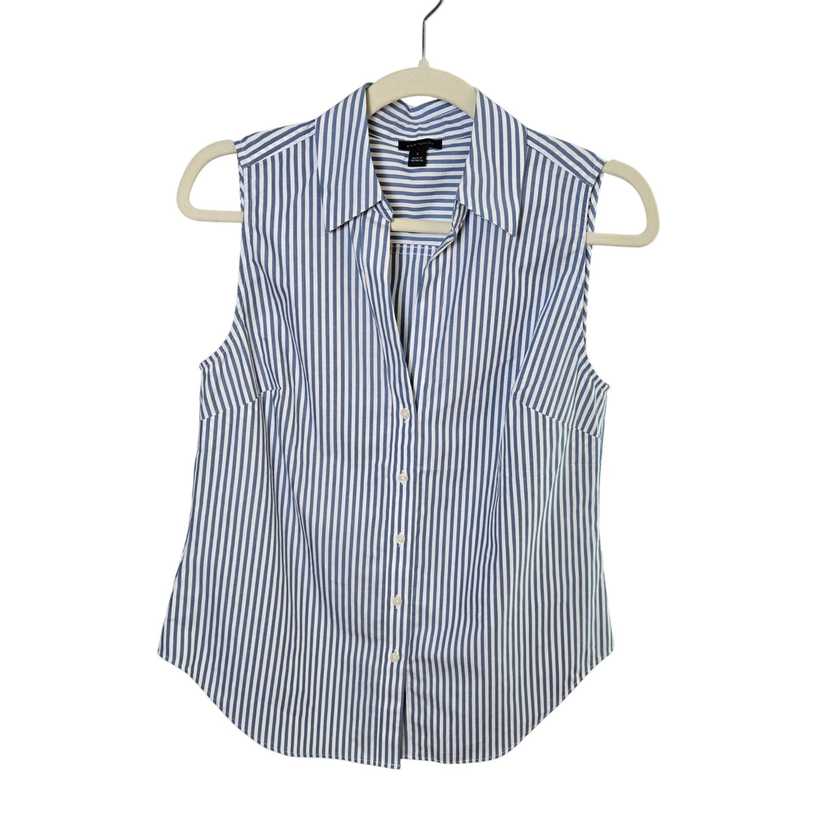 NWOT Ann Taylor Short Sleeve Button Down Shirt Size Small