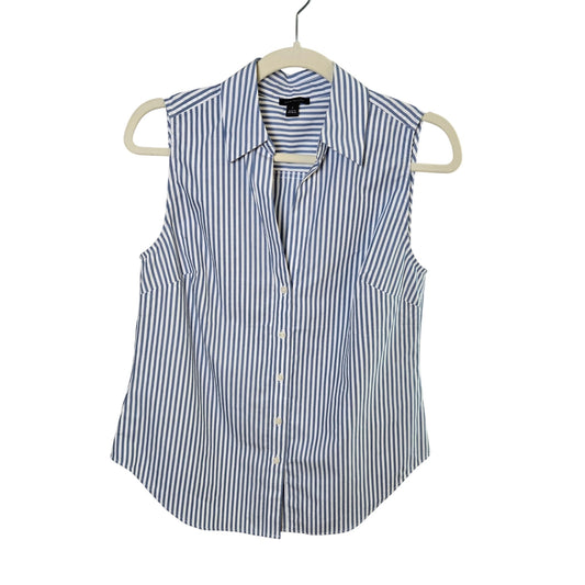 NWOT Ann Taylor Short Sleeve Button Down Shirt Size Small