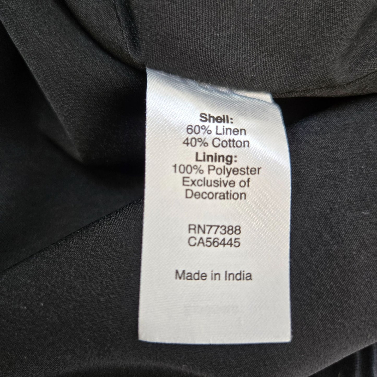 J. Crew Factory Linen Blend Embroidered Mini Shift Dress Size Medium