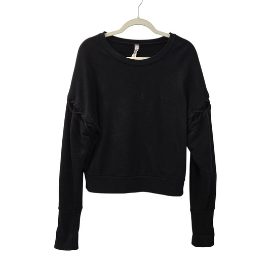 ALO Yoga Braided Accent Crewneck Sweatshirt Size Medium