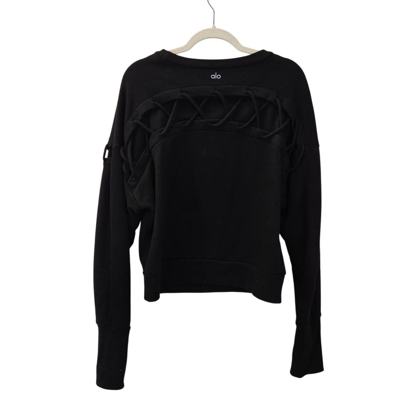 ALO Yoga Braided Accent Crewneck Sweatshirt Size Medium