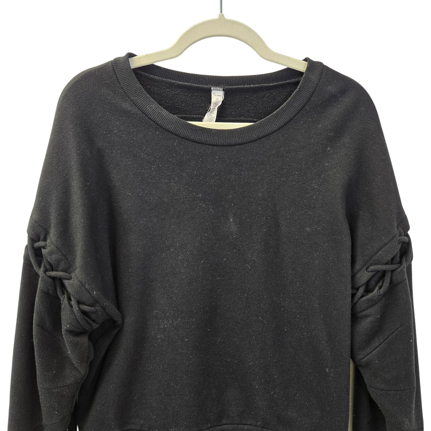 ALO Yoga Braided Accent Crewneck Sweatshirt Size Medium