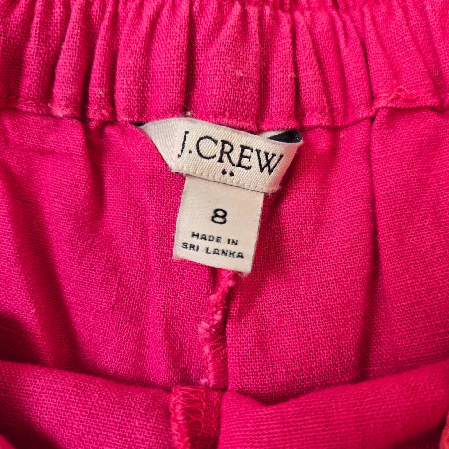 J. Crew Factory Bundle of 2 Pair of Shorts Chino and Linen Blend Size 8