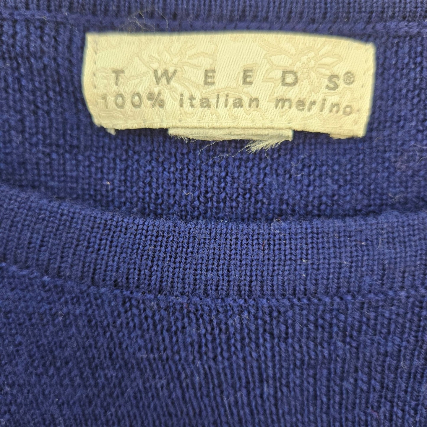 Tweeds 100% Merino Wool Crewneck Sweater Size Large (est)