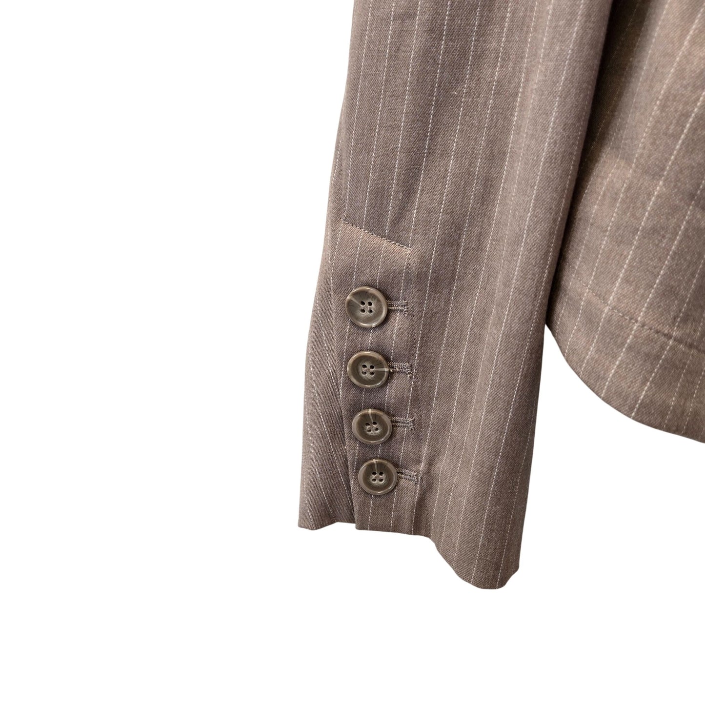 Lane Bryant Three Button Pinstripe Blazer Jacket Size 14