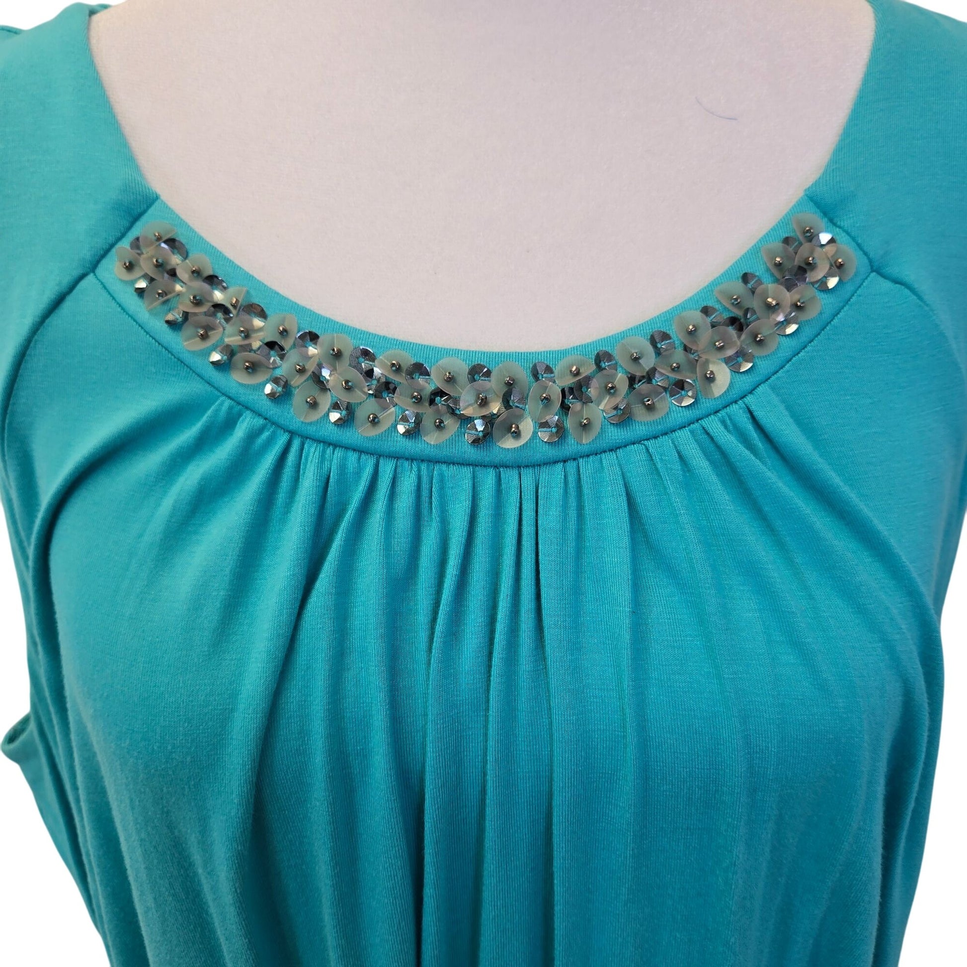 Lane Bryant Belted Jersey Dress with Sequin Embellishment Size 18/20 theuntamedthread.com Lane Bryant Belted Jersey Dress with Sequin Embellishment Size 18/20 theuntamedthread.com
