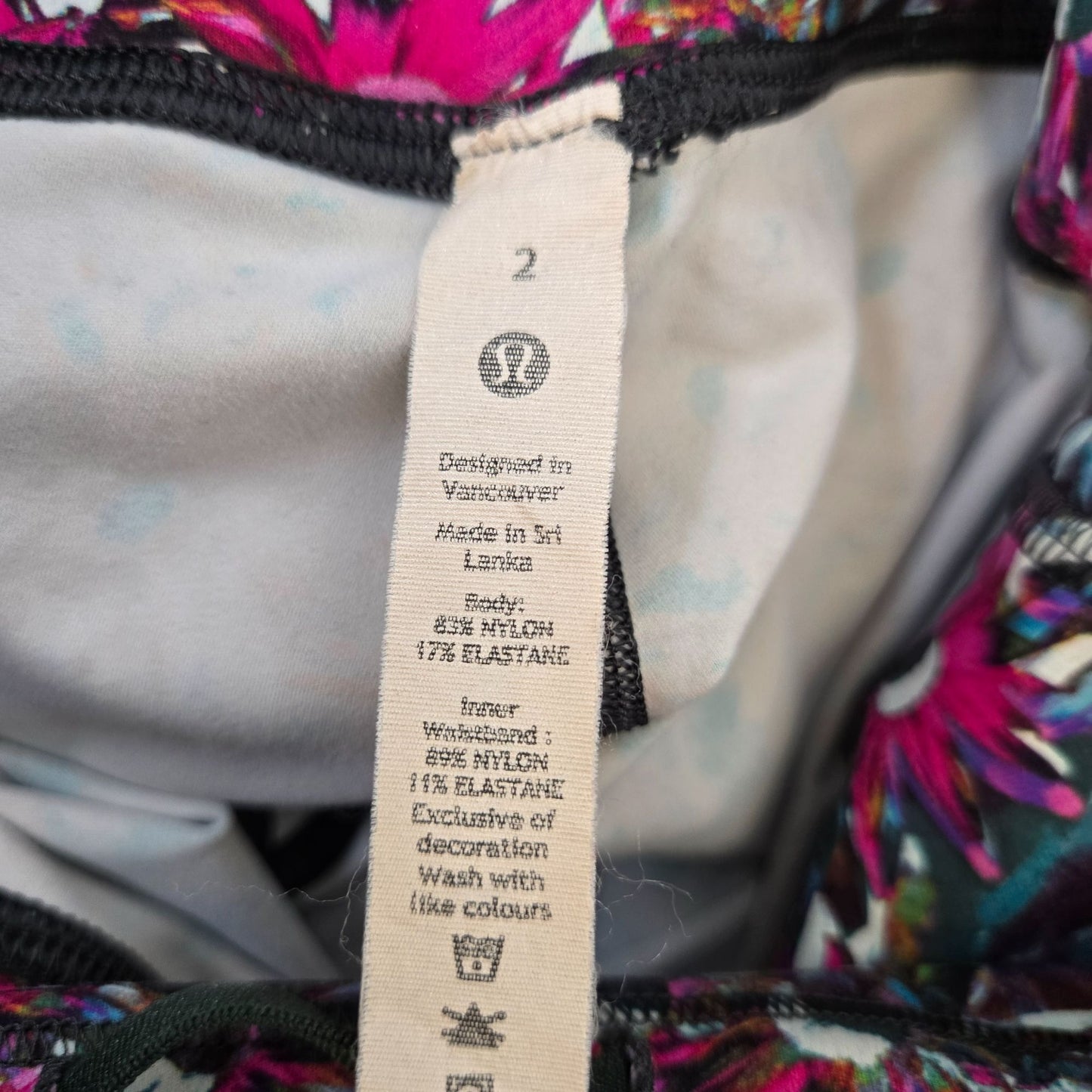 Lululemon Base Pace High Rise 28" Tights Leggings Size 2