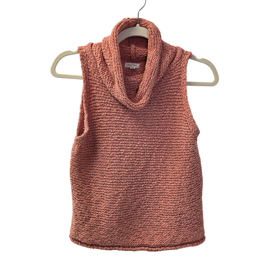 Anthropologie Pilcro Open Knit Cowlneck Sleeveless Sweater Top Size XS