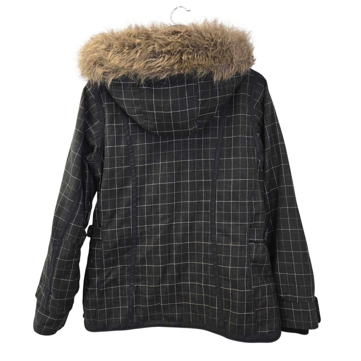 Obermeyer Dolly Insulated Plaid Waterproof Breathable Hooded Jacket Size 10