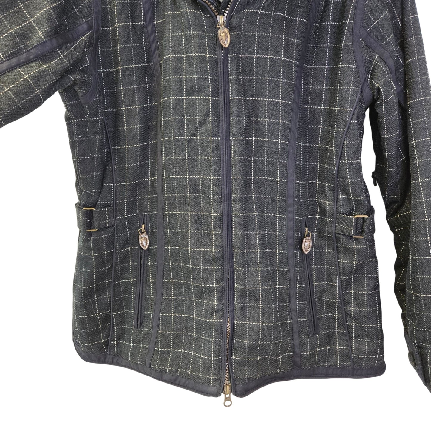Obermeyer Dolly Insulated Plaid Waterproof Breathable Hooded Jacket Size 10