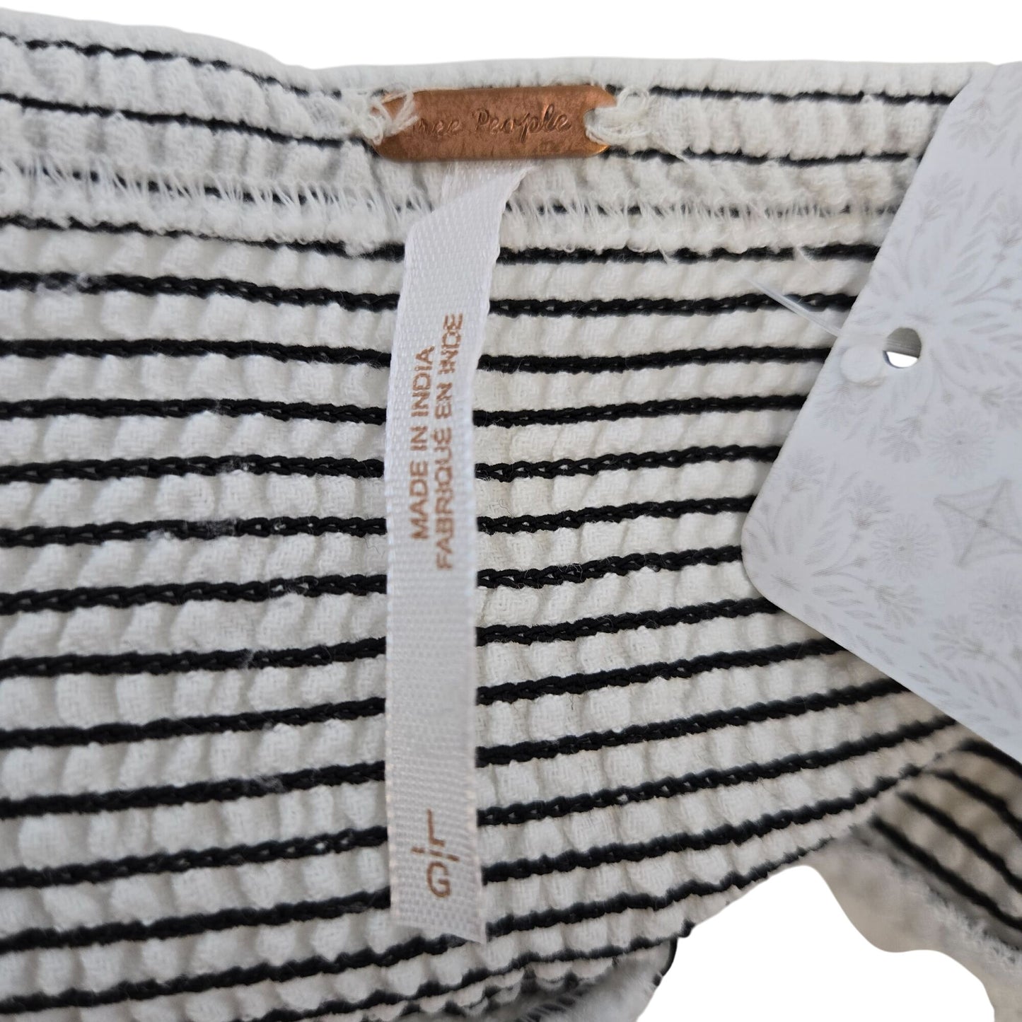 NWT Free People Lotus Embroidered Waist A-Line Maxi Skirt Size Large