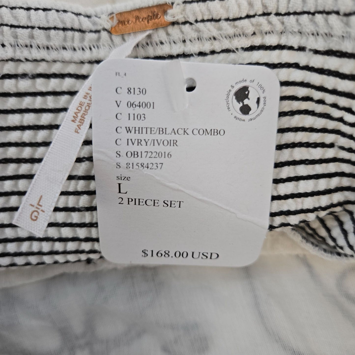 NWT Free People Lotus Embroidered Waist A-Line Maxi Skirt Size Large