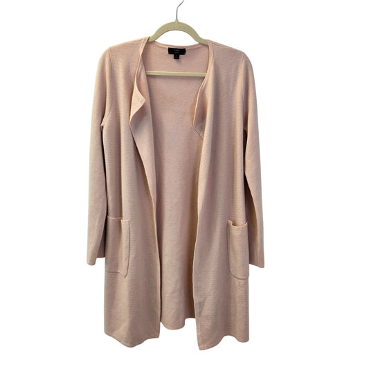 J. Crew 365 Wool Blend Longline Open Cardigan Sweater Size Small