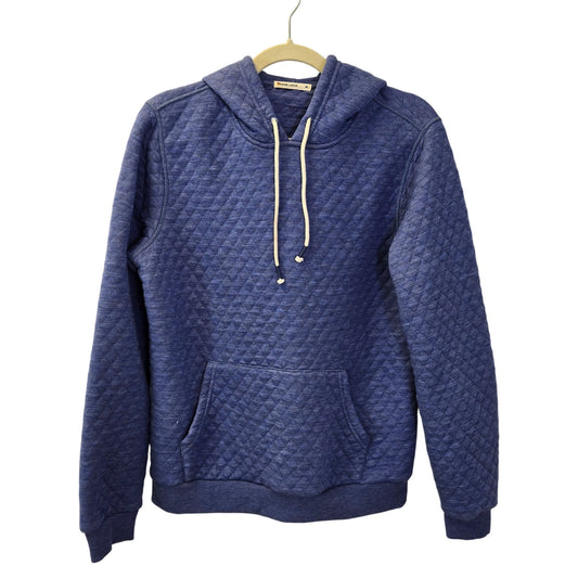 Marine Layer Quilted Hoodie with Kangaroo Pocket Size Medium