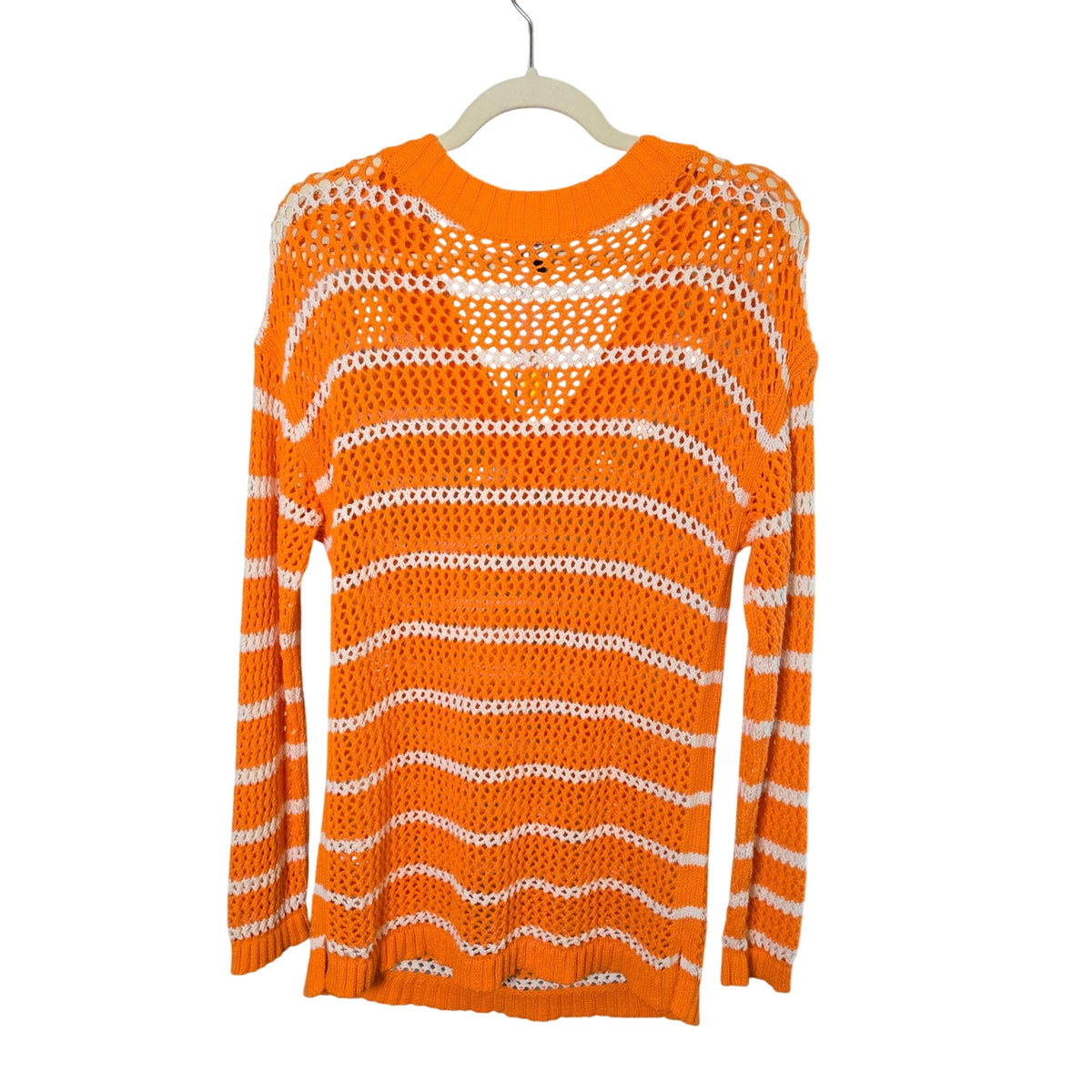 NWT Talbots Petites Crochet V-Neck Sweater Size Large Petite