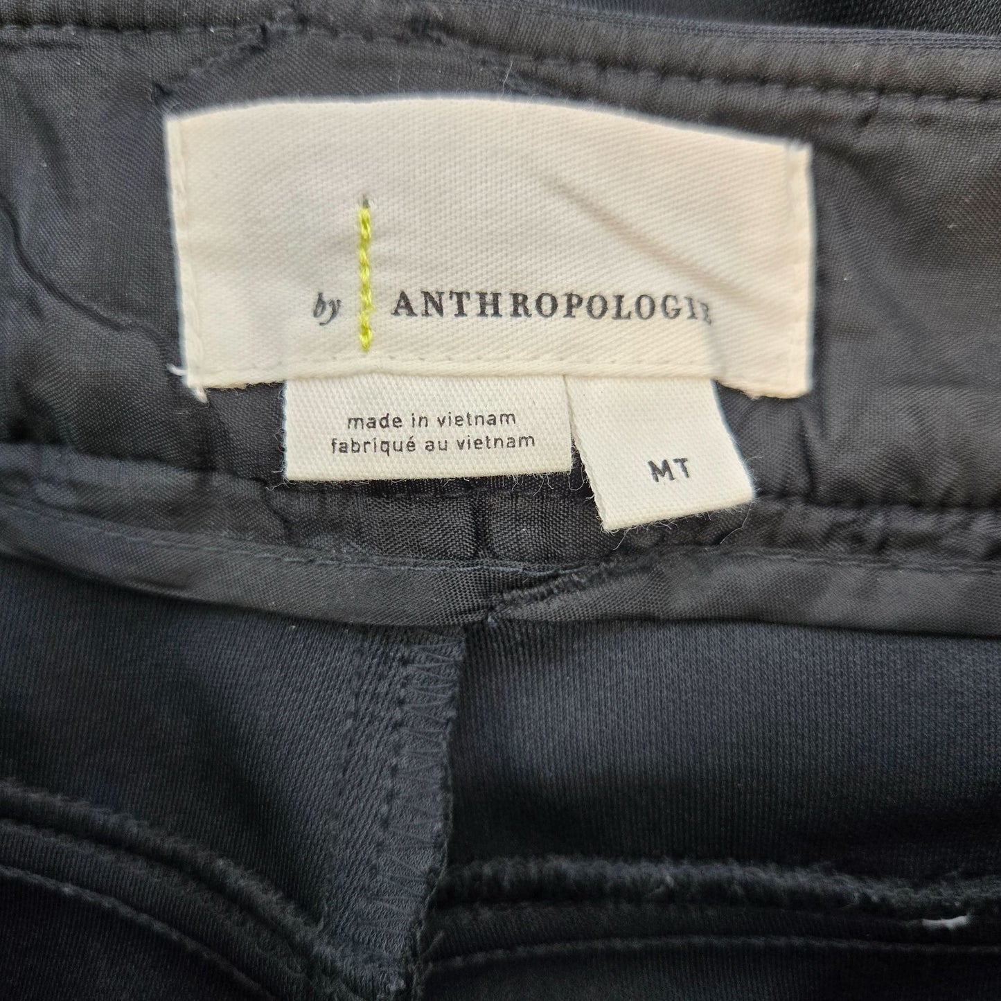 By Anthropologie High Rise Zip Ankle Dress Pants Size Medium Tall