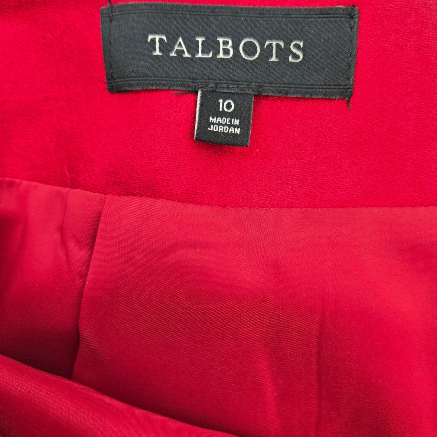 Talbots Lightweight Wool Blend Pencil Skirt Size 10