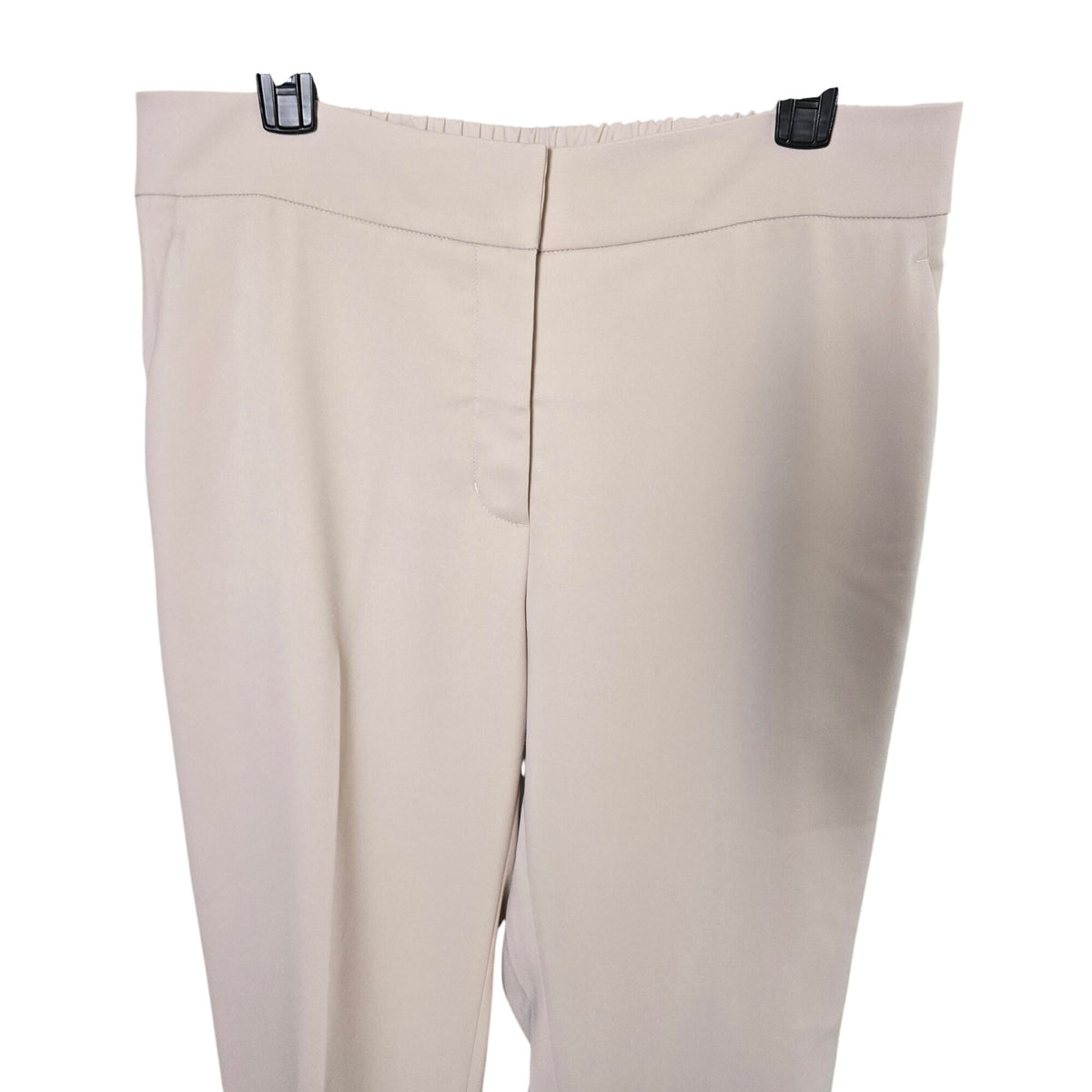 NWT Quince Stretch Crepe Ankle Pants in Sand Size 14