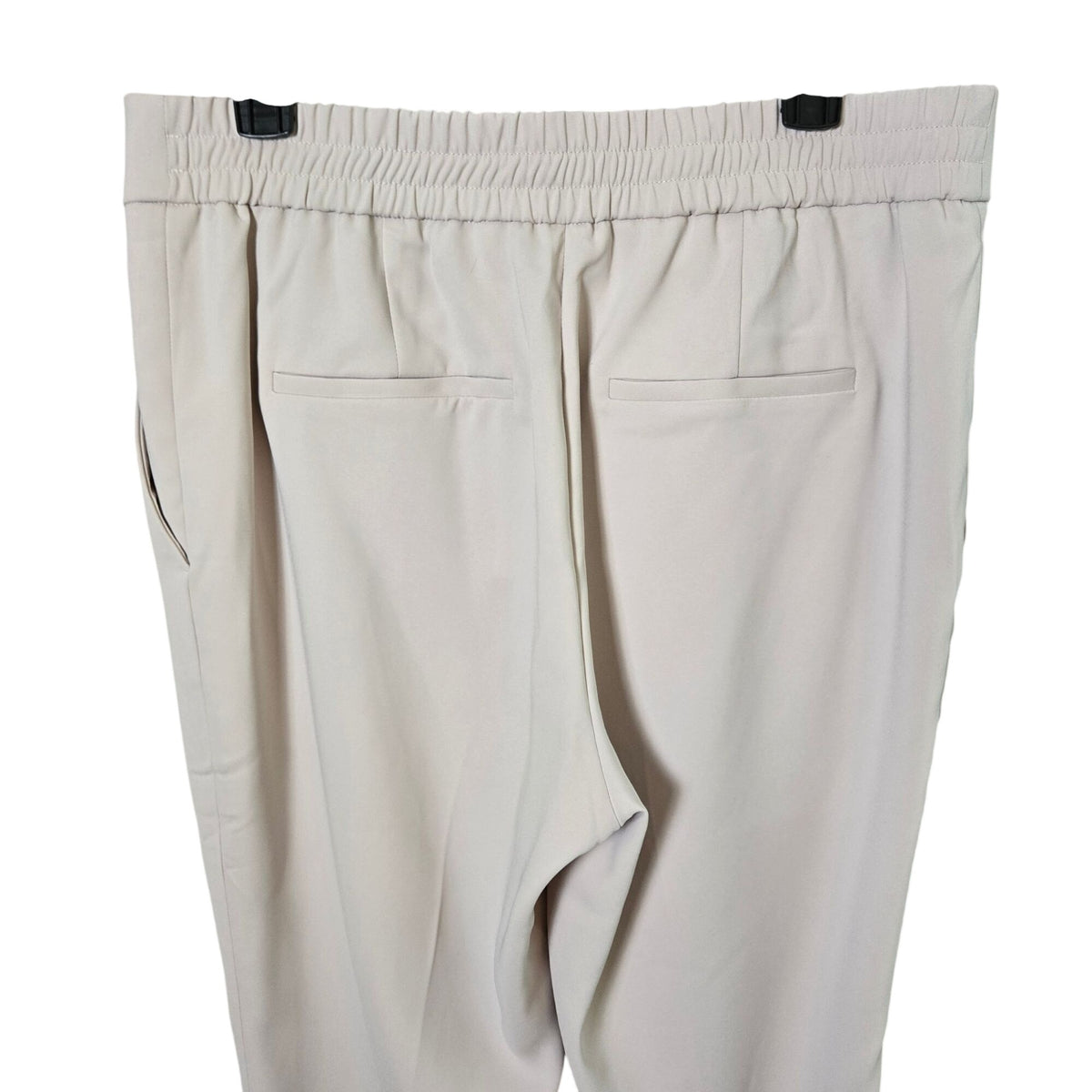 NWT Quince Stretch Crepe Ankle Pants in Sand Size 14
