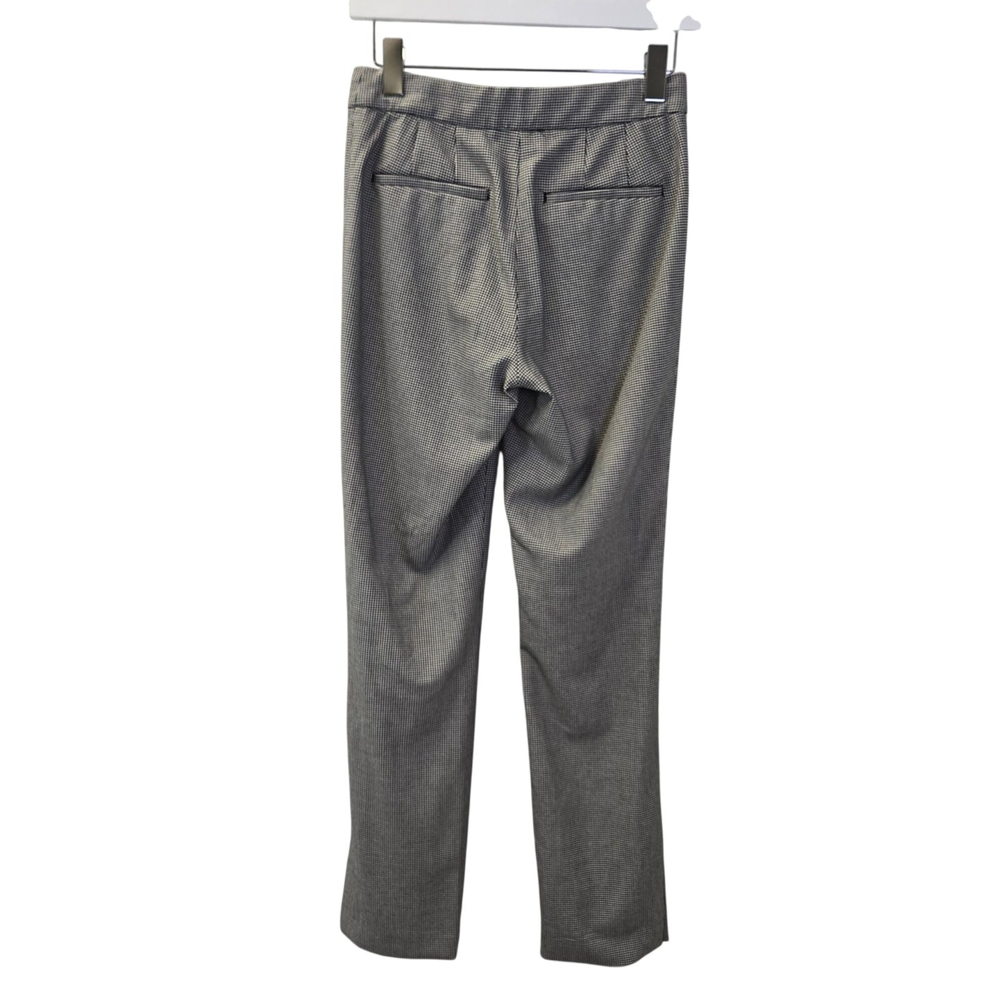 Aritzia Babaton Atelier Numero Houndstooth Split Hem Trouser Pants Size 4