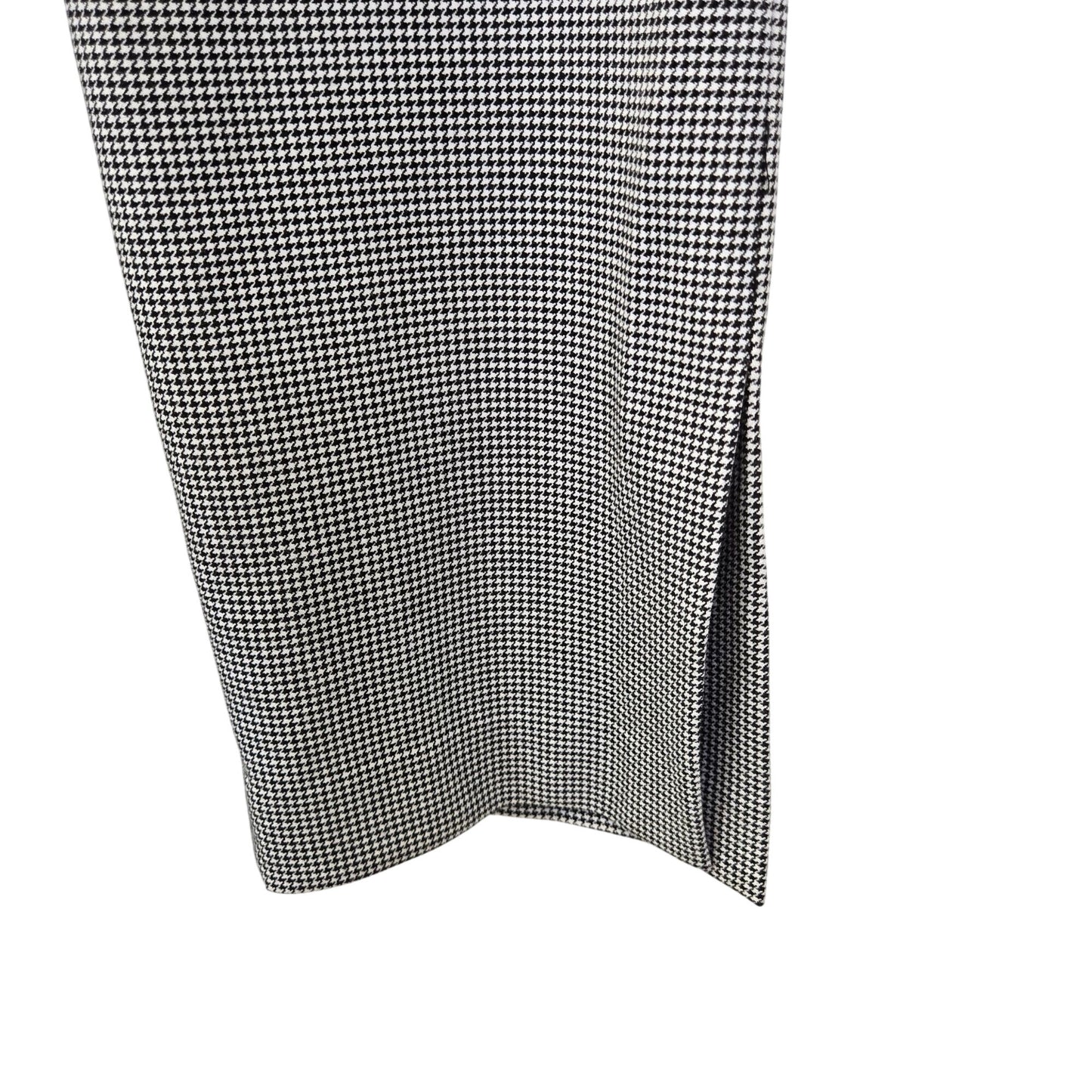 Aritzia Babaton Atelier Numero Houndstooth Split Hem Trouser Pants Size 4