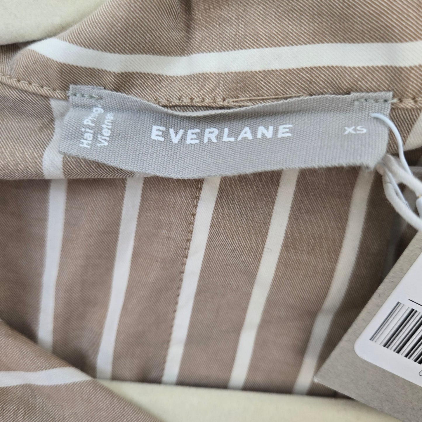 NWT Everlane The Woven Button Down PJ Top Cotton Size Small