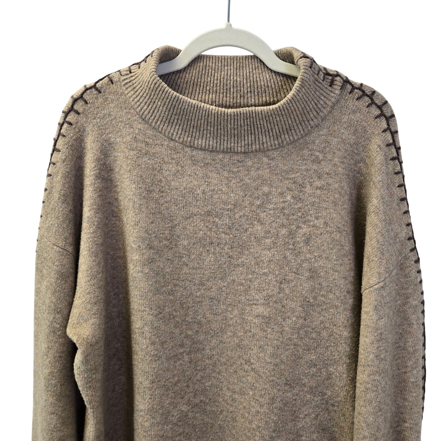 The Normal Brand Craft Stitch Wool Blend Sweater Size XXL (est)