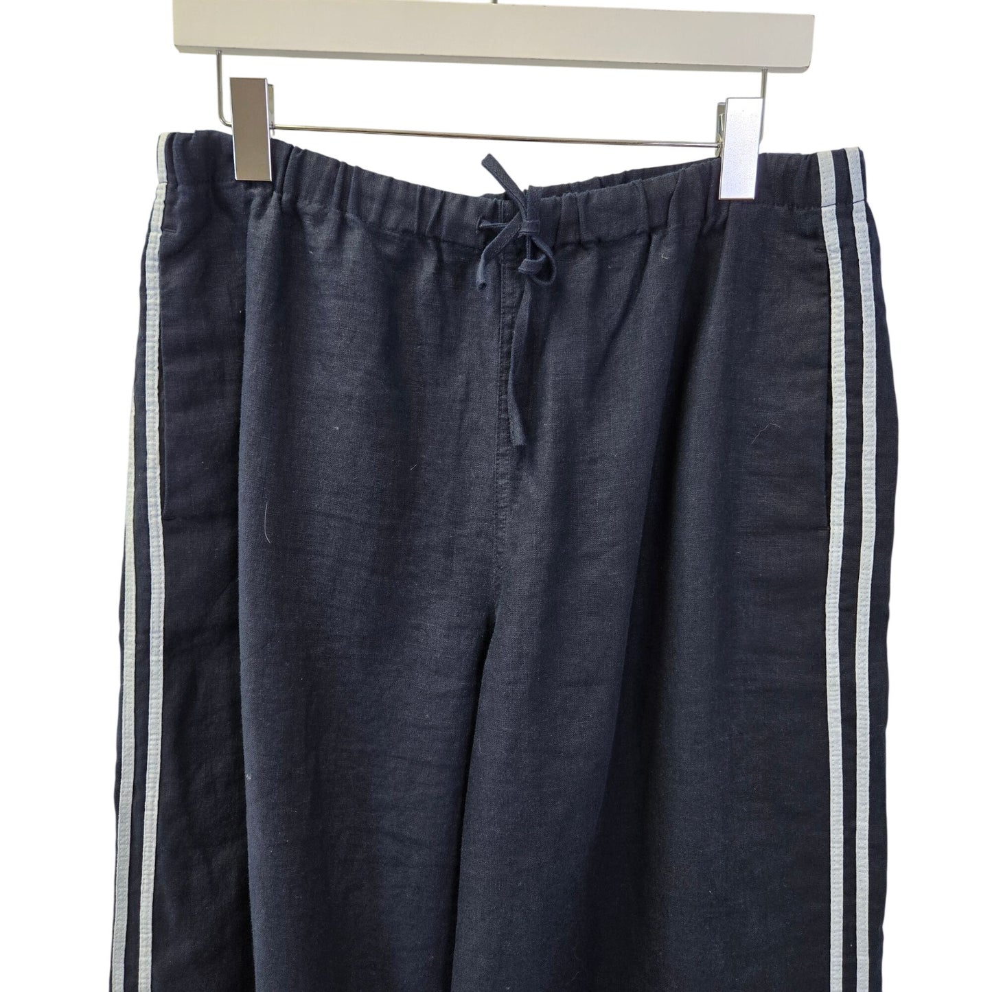 NWT Madewell 100% Linen Wide Leg Pull-On Pants Size Large