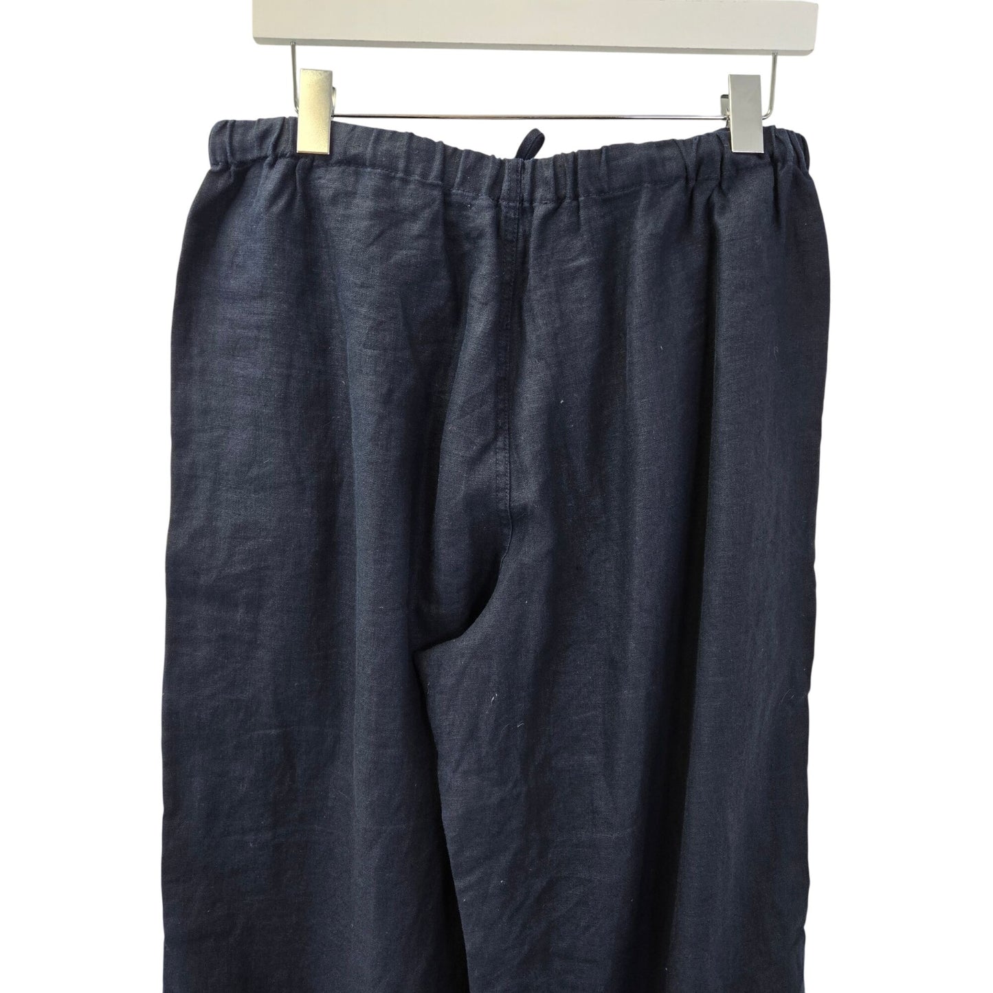 NWT Madewell 100% Linen Wide Leg Pull-On Pants Size Large