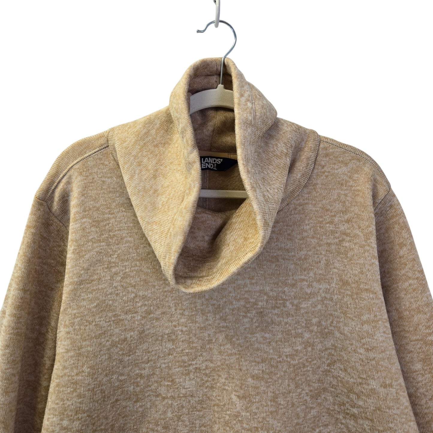 Lands' End Heathered Cowlneck Tunic Sweatshirt Size 2XL
