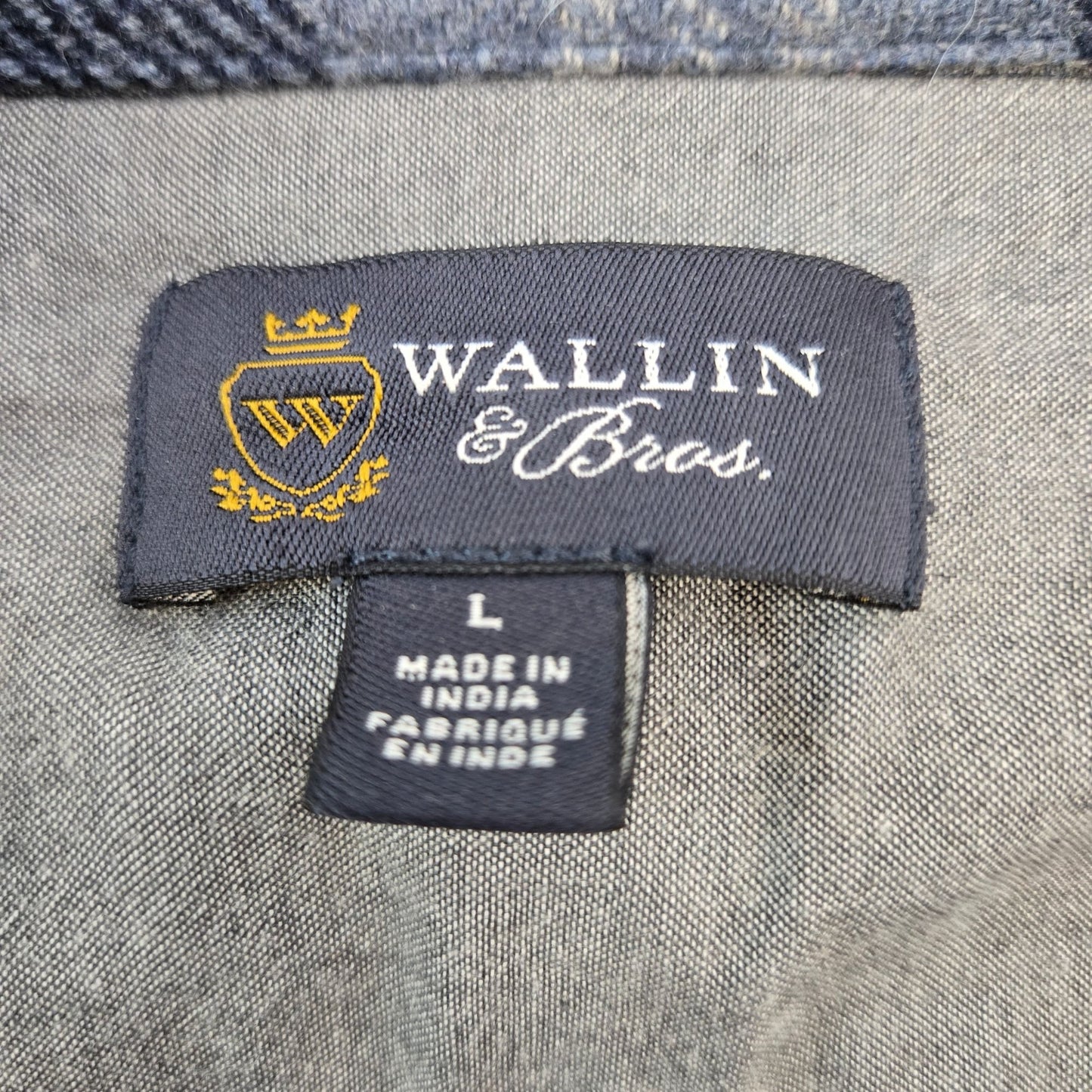 Wallin & Bros. Wool Blend Plaid Button Down Shirt Shacket Size Large