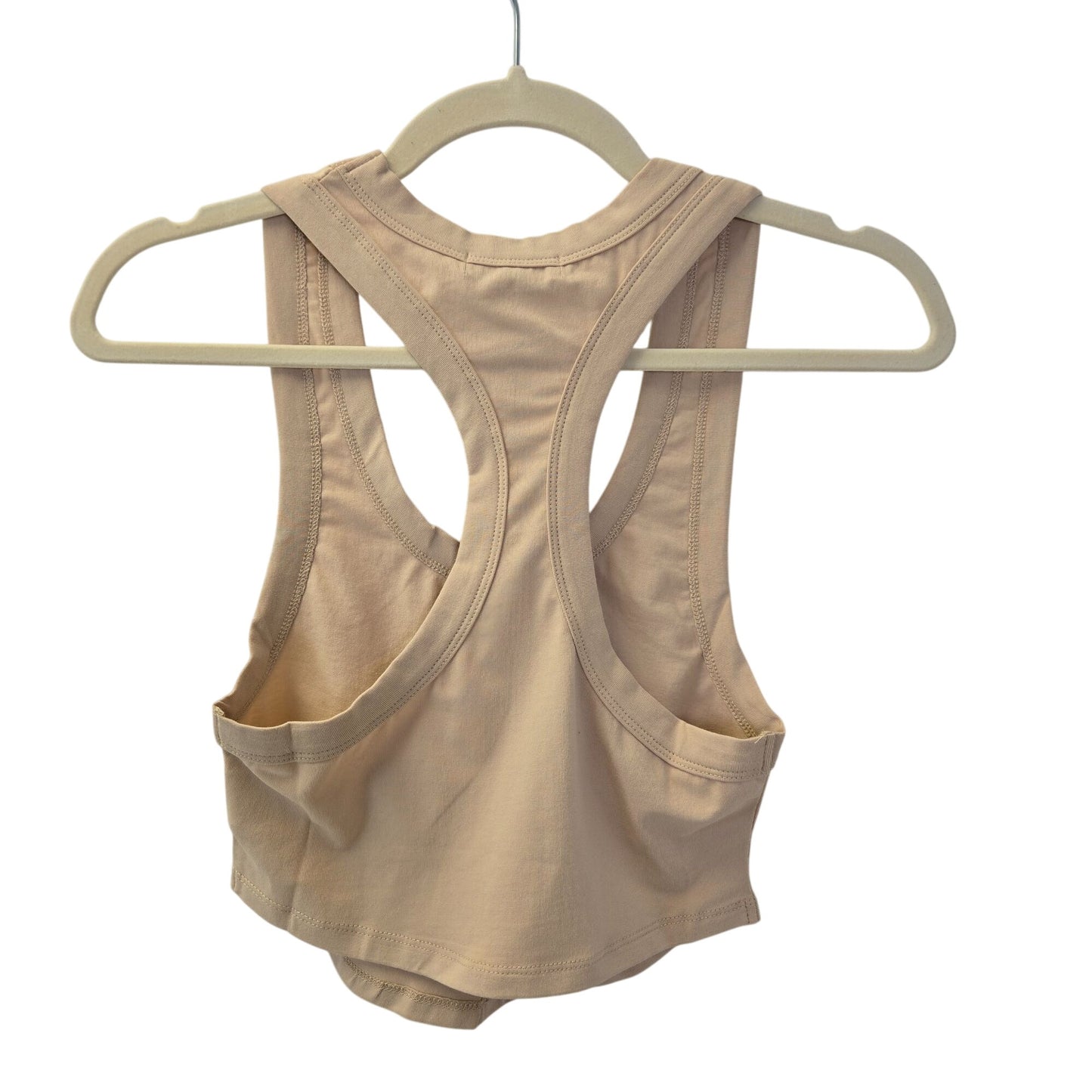 NWT WeWoreWhat Cropped Scoop Neck Cotton Jersey Tank Top Size Small