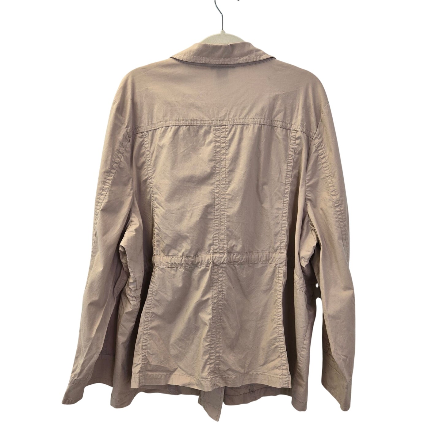 Lane Bryant Khaki Color Utility Jacket Size 28