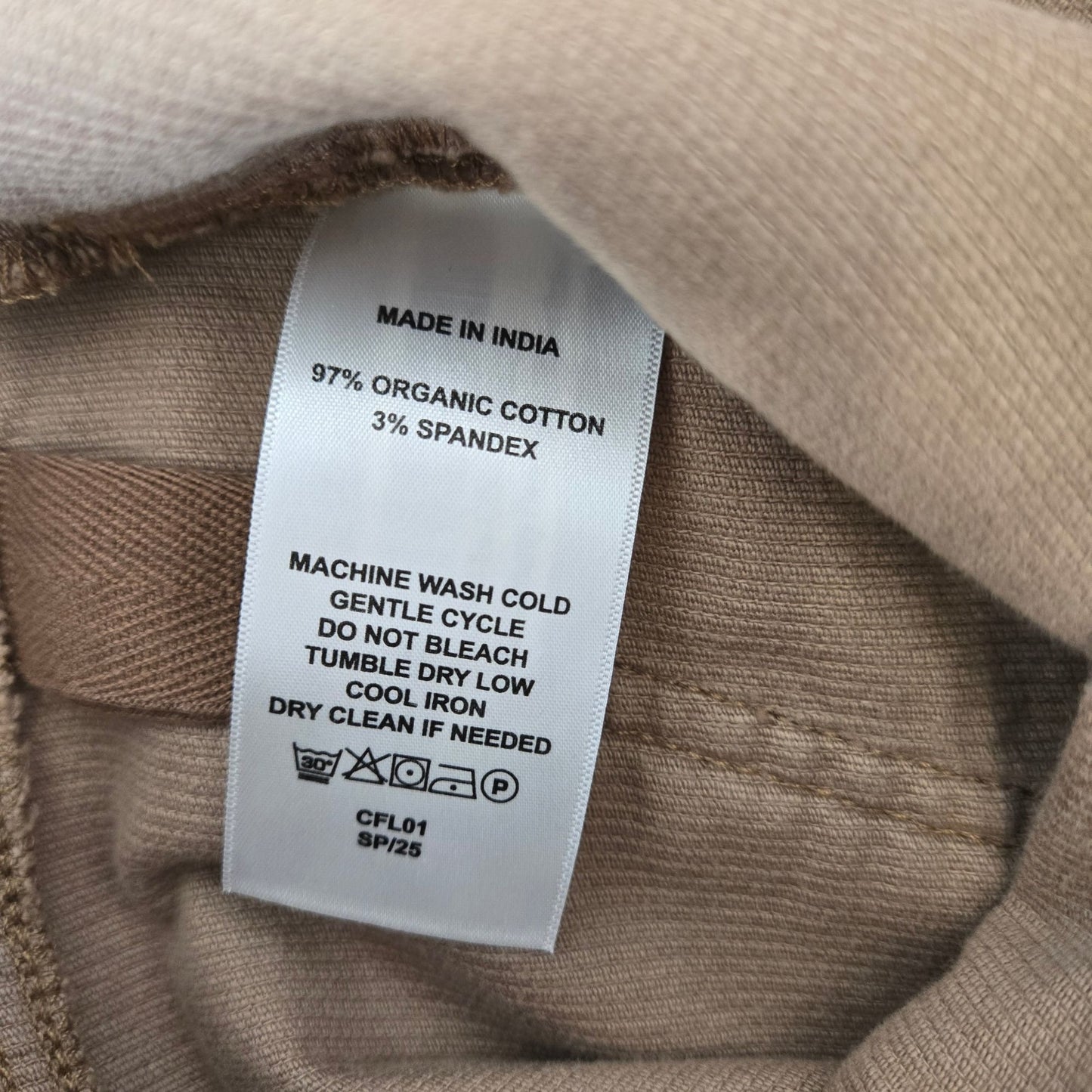 Quince Organic Stretch Corduroy Flare Pants in Warm Brown Size 4