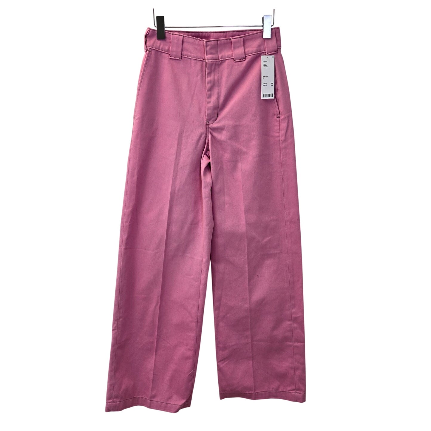 NWT Dickies Urban Outfitters Wide Leg Pink Jeans Size 2