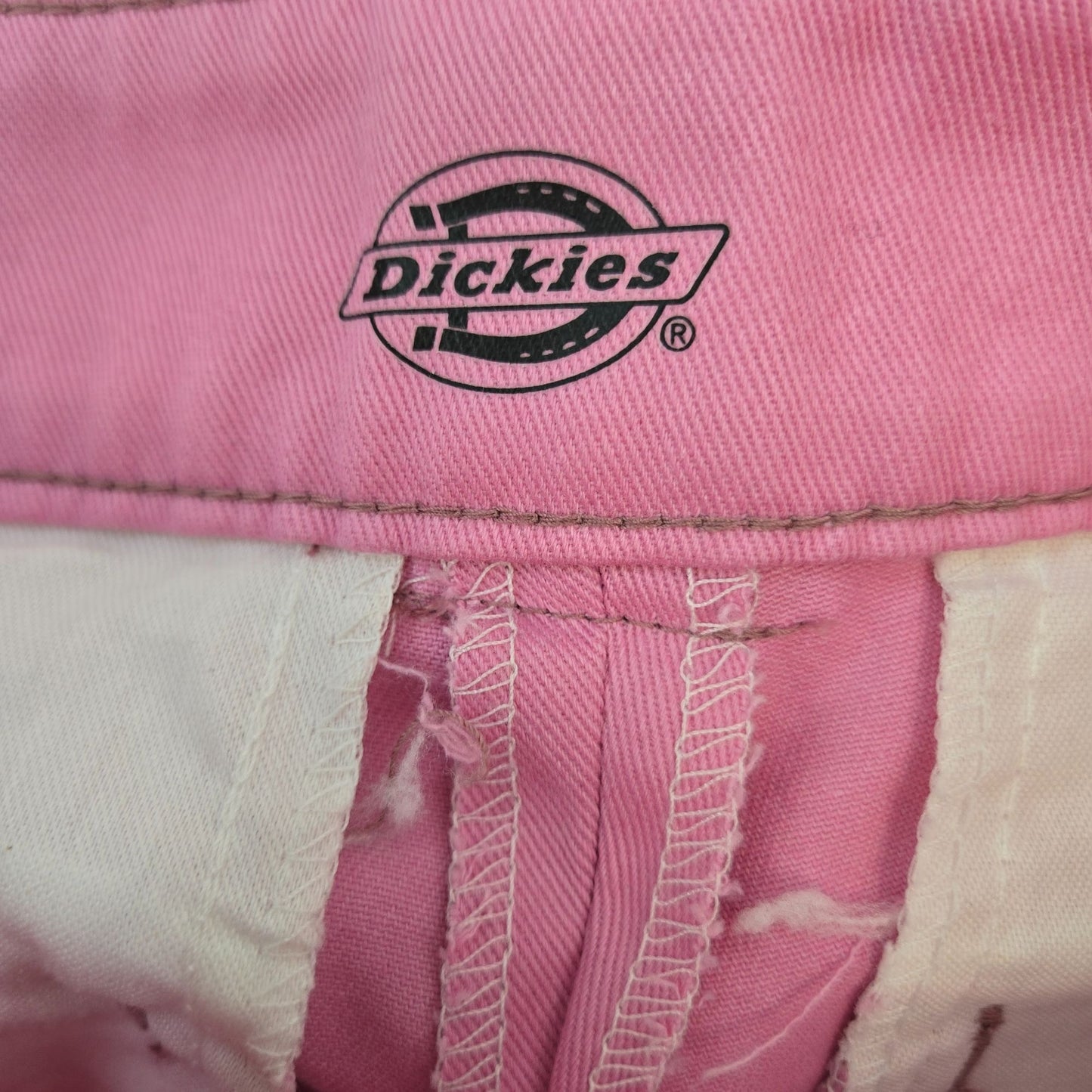 NWT Dickies Urban Outfitters Wide Leg Pink Jeans Size 2