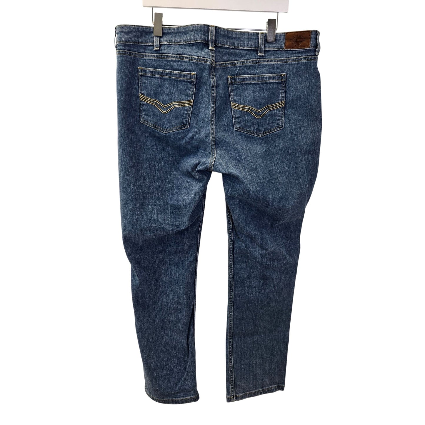 Harley-Davidson Straight Leg Medium Wash Jeans Size Mexico 36/US 40