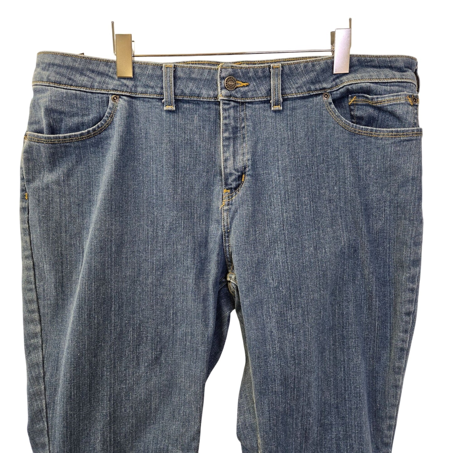 Harley-Davidson Straight Leg Medium Wash Jeans Size Mexico 36/US 40