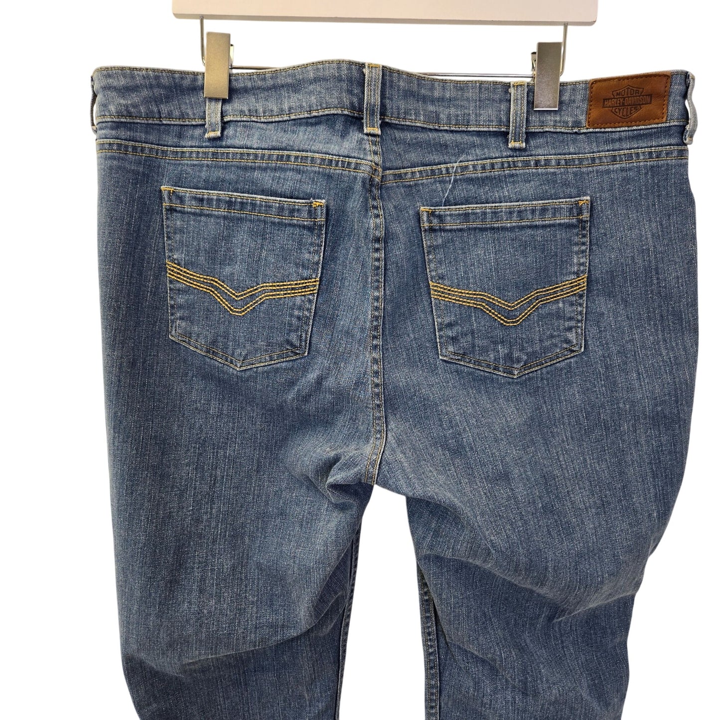 Harley-Davidson Straight Leg Medium Wash Jeans Size Mexico 36/US 40