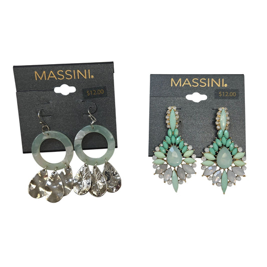 NWT Massini Bundle of Statement Dangle Earrings