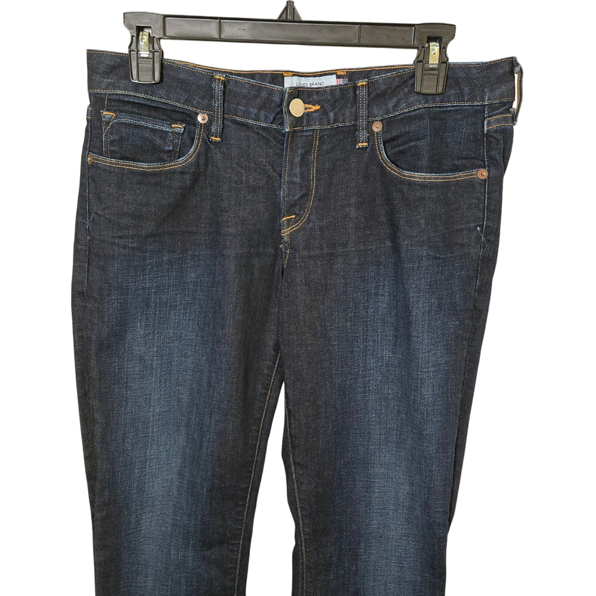 Lucky Brand White Oak Cone Denim Lolita Boot Cut Jeans Size 6