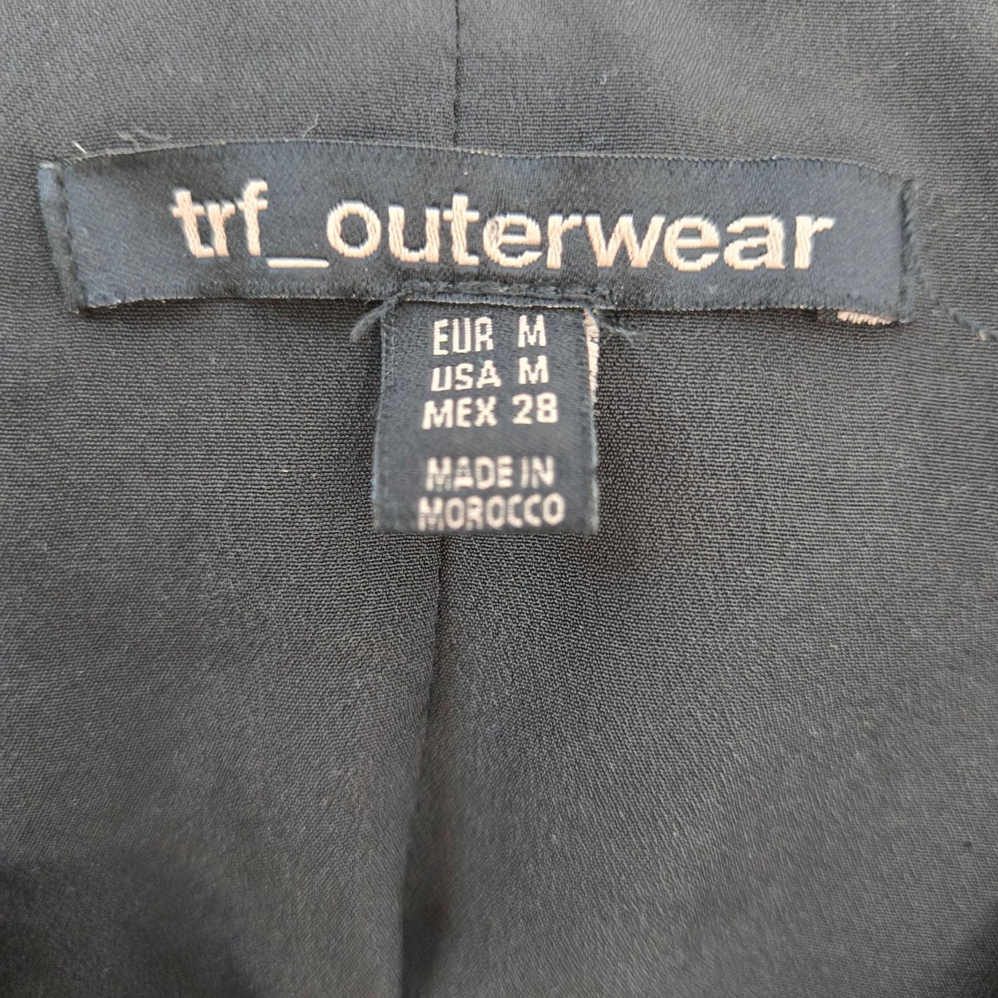 Zara TRF Outerwear Floral Full Zip Bomber Jacket Size Medium