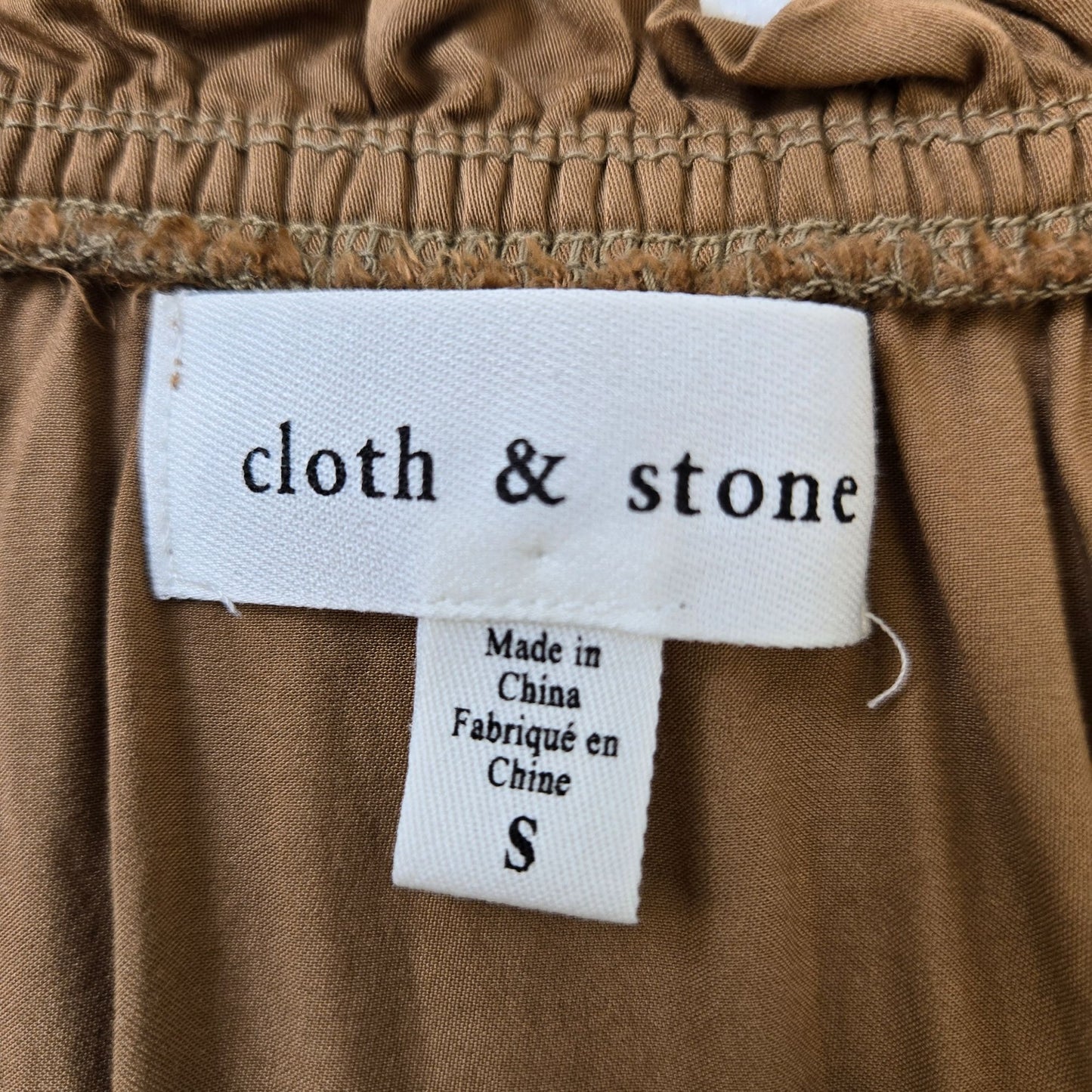 Cloth & Stone Peasant Blouse Size Small