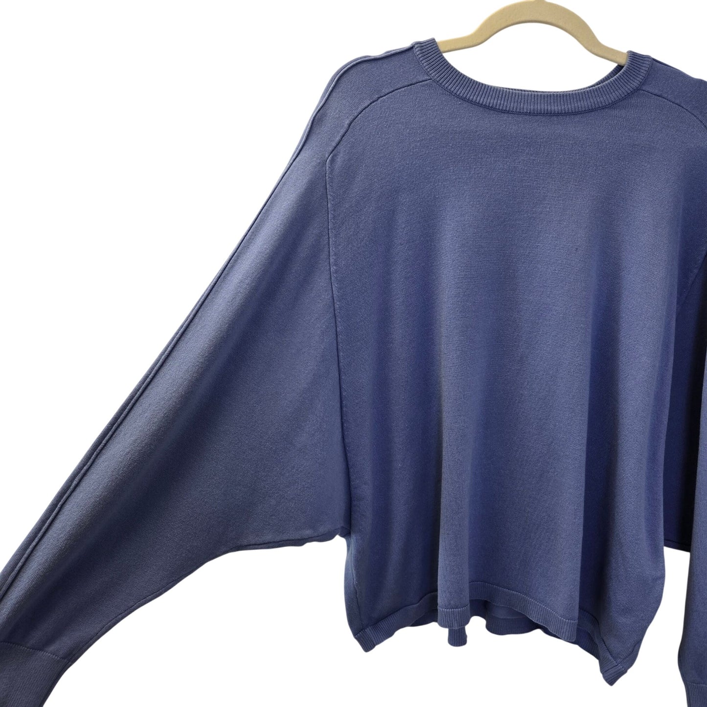 Adrianna Papell Viscose Blend Dolman Sleeve Crop Sweater Size XL