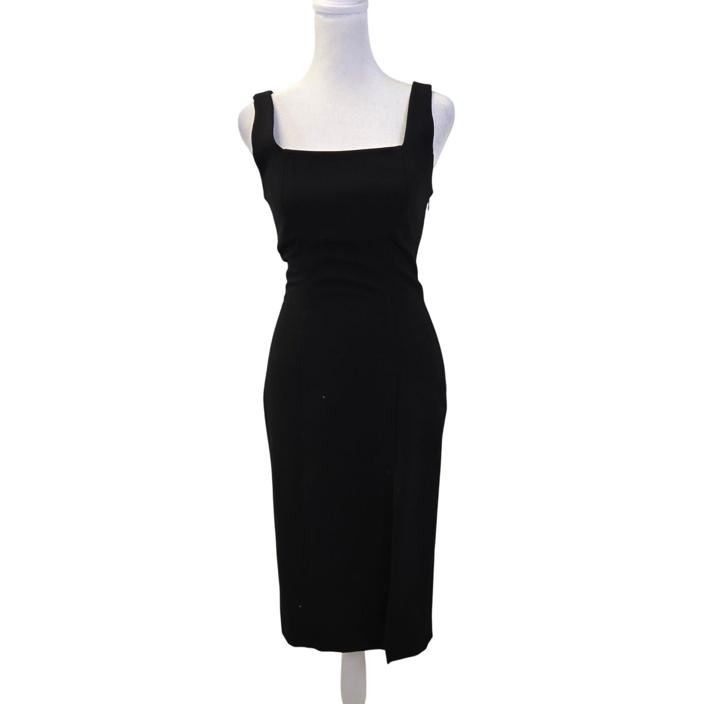 NWT Willow Little Black Midi Shift Dress Size XS