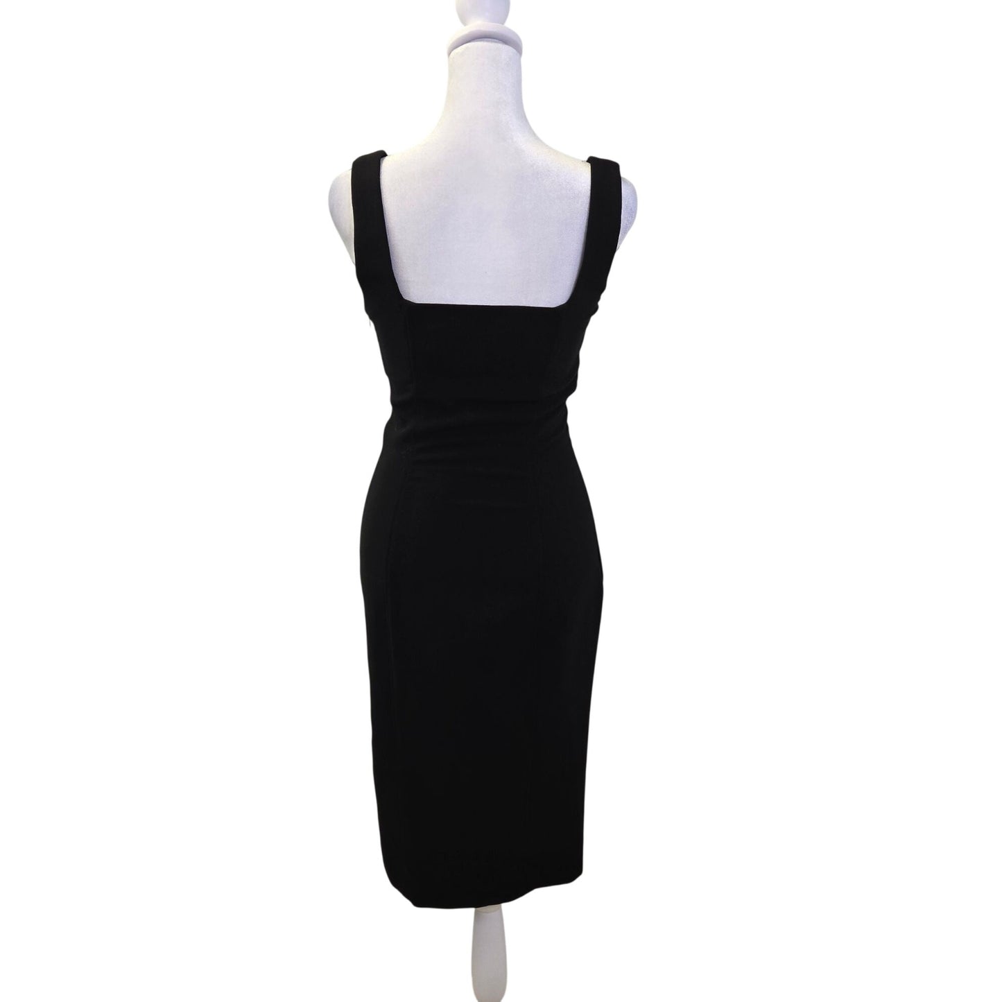 NWT Willow Little Black Midi Shift Dress Size XS