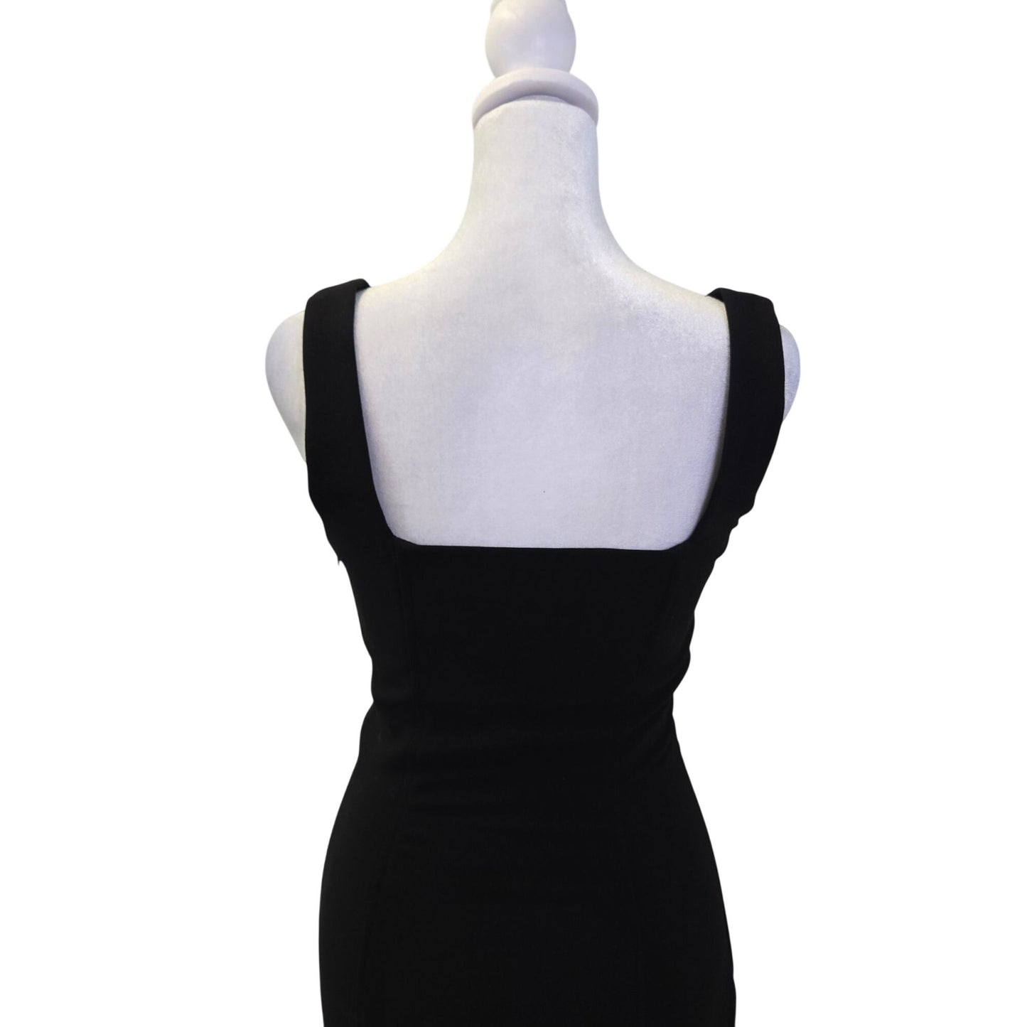 NWT Willow Little Black Midi Shift Dress Size XS